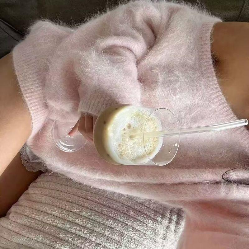 Autumn New Western Style Za Foreign Trade Women Clothes Fashion French Style Knit High Relaxation Loose Idle Style Sweater