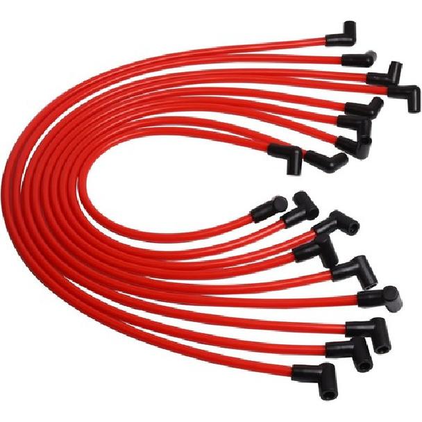 9X Spark Plug Wires for Chevrolet engines SBC BBC 350 383 454 HEI RED PW-SBC350