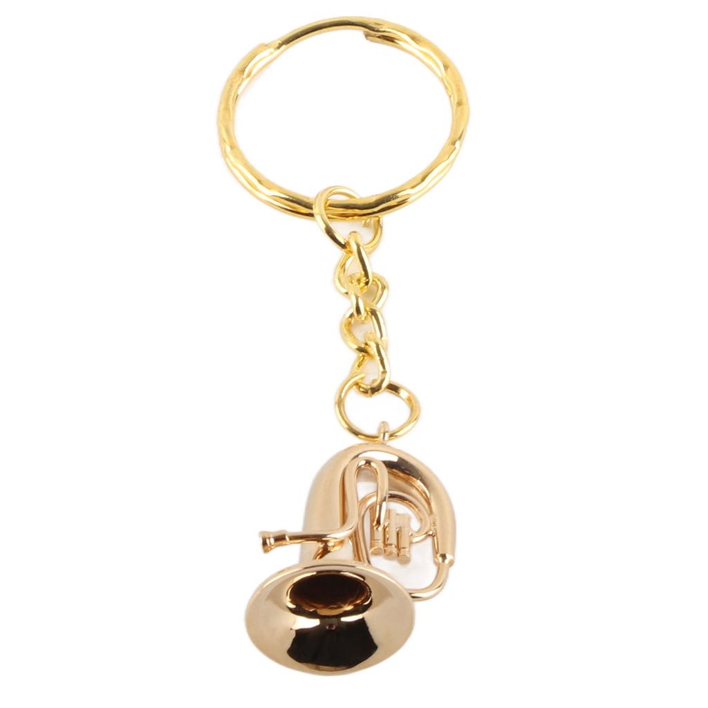 thumbnail image 2 of Flute Keychain, Wind Band Instrument, Gifts For Flute Player Gift 2 of 9