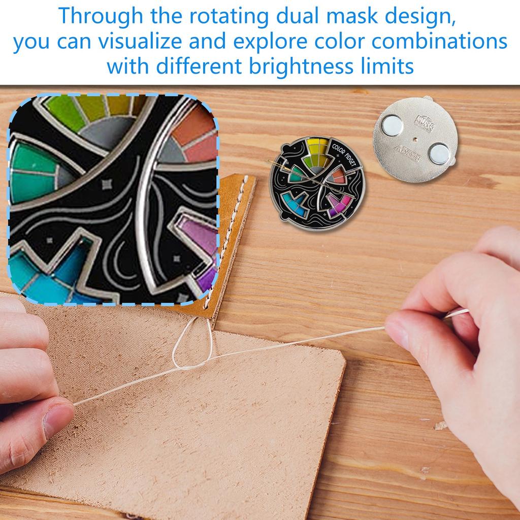 Color Wheel Magnetic Plate For Fixed Surface Such As Magnetic Board Or Sewing Circle