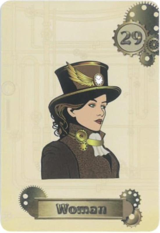 Glory Steampunk Lunorman Dragon Flower Divination 36 Kart [Autentyczne]