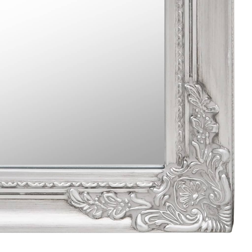 Floor Mirror Silver 40x160 cm