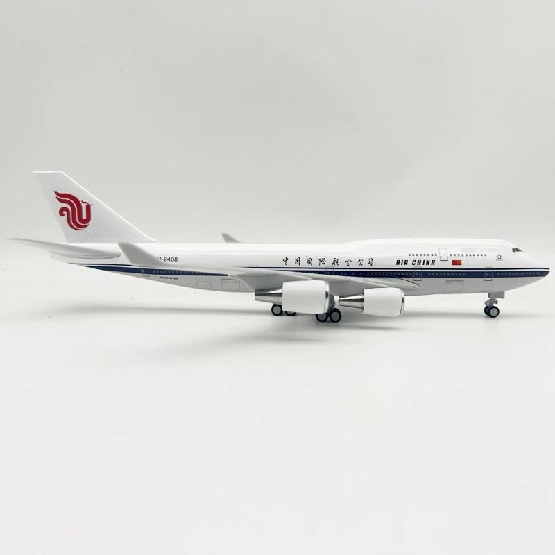 30CM 1/250 Scale With Landing Gears B747 Air China Airlines Airplane Model Plane Aircraft Model Resin Display Table Decoration