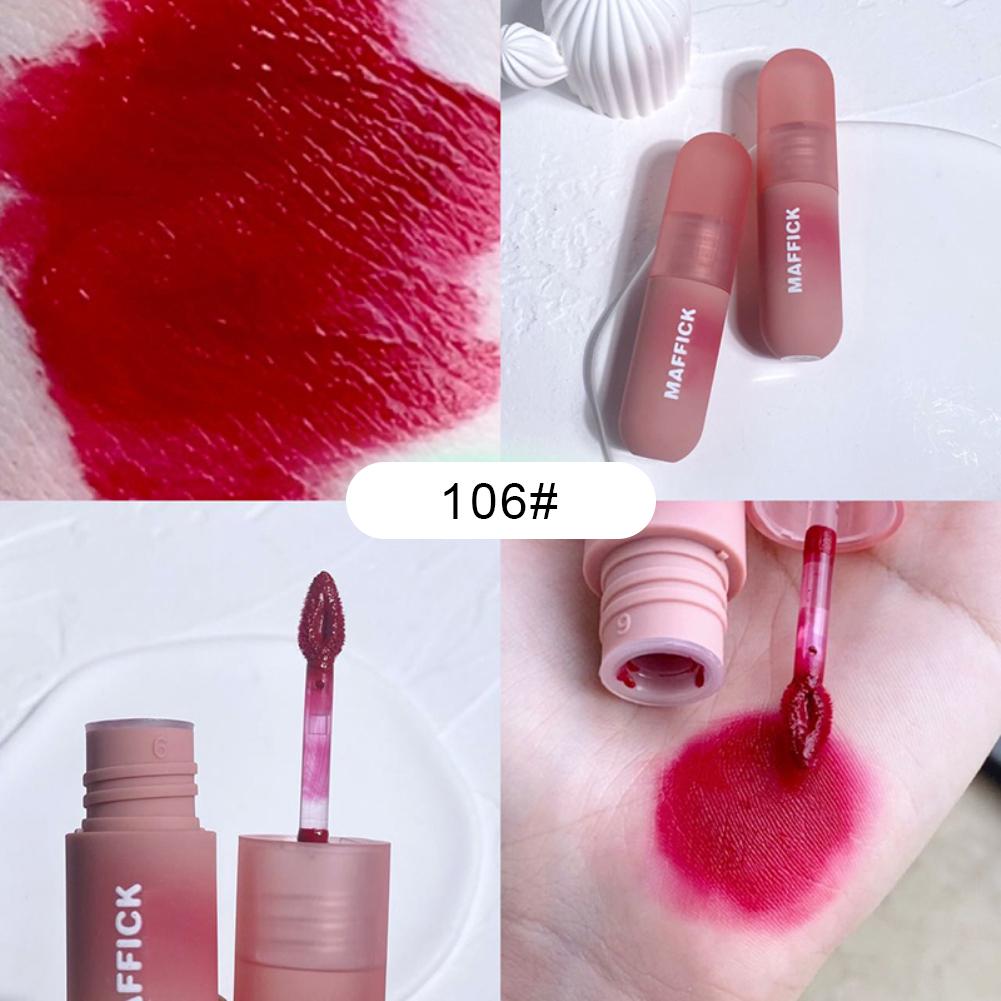 Matte Liquid Lipstick Velvet Nude Red Lipgloss Langanhaltender Antihaft-Cup Lip Mud Tint Cream Makeup Cosmetics