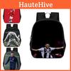 Durable Large Capacity 15 Inch Cristiano Ronaldo Backpack Kids School Bag Unisex