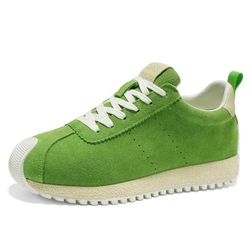 

2025 Бренд Замшевые Повседневные Кроссовки Мужские Дизайнерские Зеленые Мужские Кроссовки Спортивные Удобные Ретро Кроссовки Мужские zapatillas de hombre 39