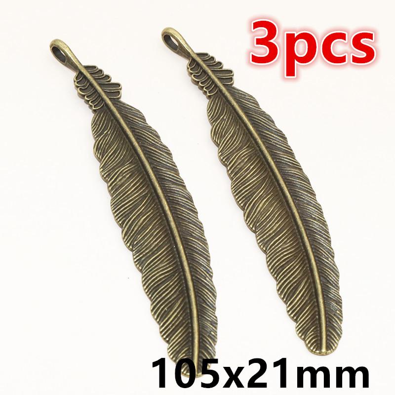 

2-5pcs Feather Mermaid Charms Pendant DIY Bookmark Handmade Jewelry Making Accessories Findings for Necklace Keychains