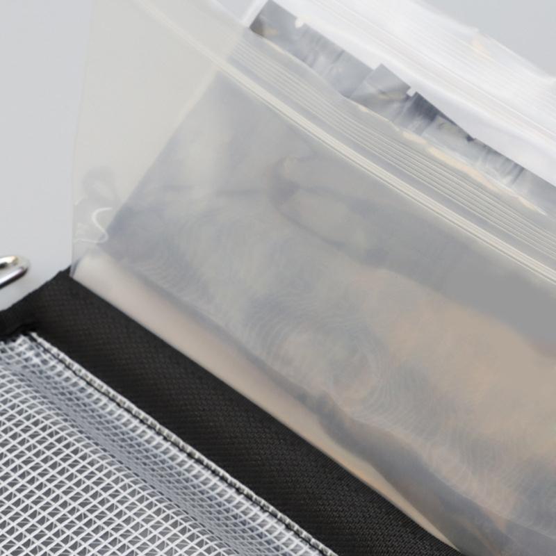 Torba na sprzęt wędkarski Portfel do przechowywania przynęt wędkarskich Karabińczyk Wodoodporna torba na przynęty Torba na sprzęt z karabińczykiem Etui na miękkie przynęty