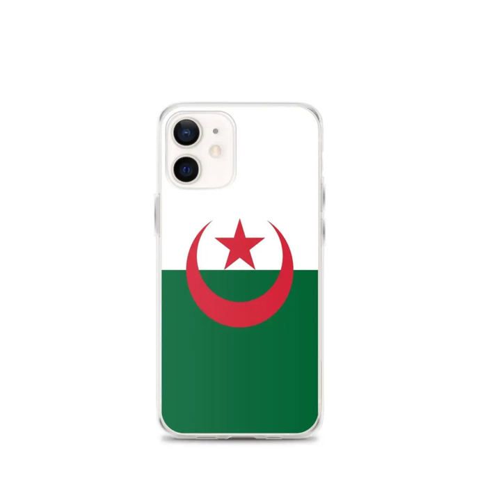 Coque Télephone Drapeau Algérie - iPhone 12 mini