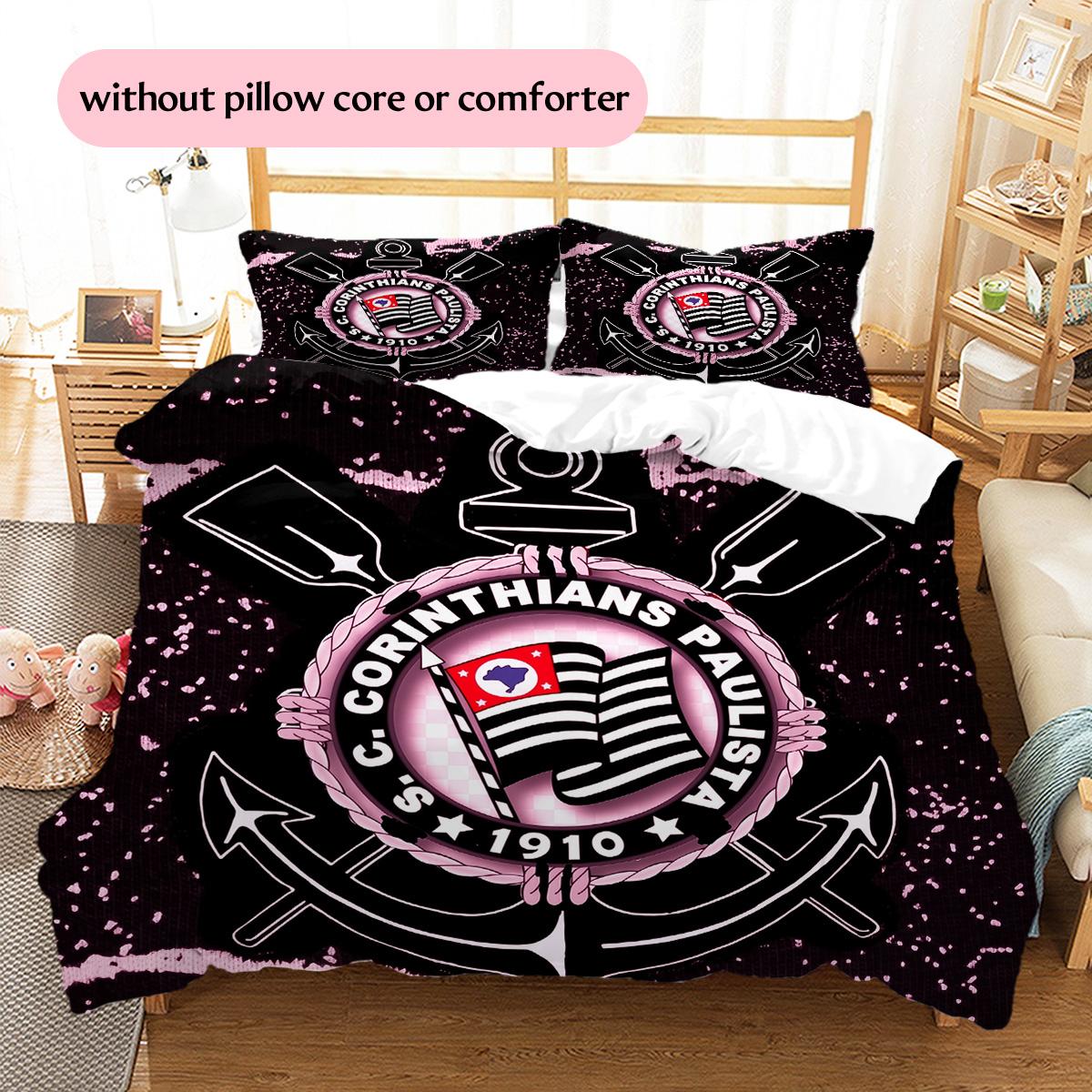 

Corinthians Pattern Bedding Quilt Set Home Decoration Gift (1 * duvet cover + 2 * pillowcase without core) 135x200cm