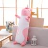 70~110cm Kawaii Long Plush Toy Squishy Dinosaur Pig Unicorn Pink Fox Soft Stuffed Animals Doll Pillow For Girls