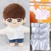 Toys Accessories Doll Clothes White Idol Doll Outfit Doll T-shirt  10/20cm Cotton Stuffed Dolls
