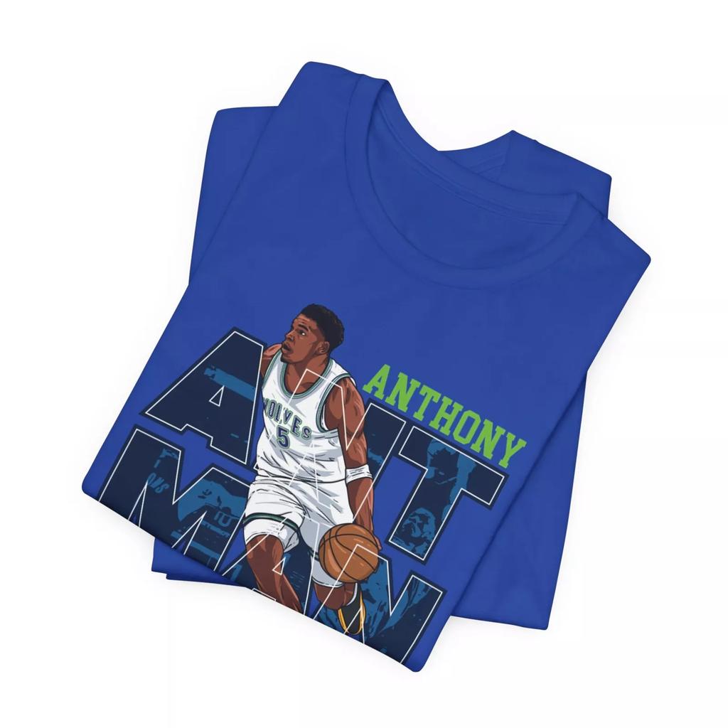 Anthony Edwards ANT MAN Nuova Maglietta Minnesota Timberwolves NBA Uomo Donna T-Shirt Estiva Moda Vintage Streetwear