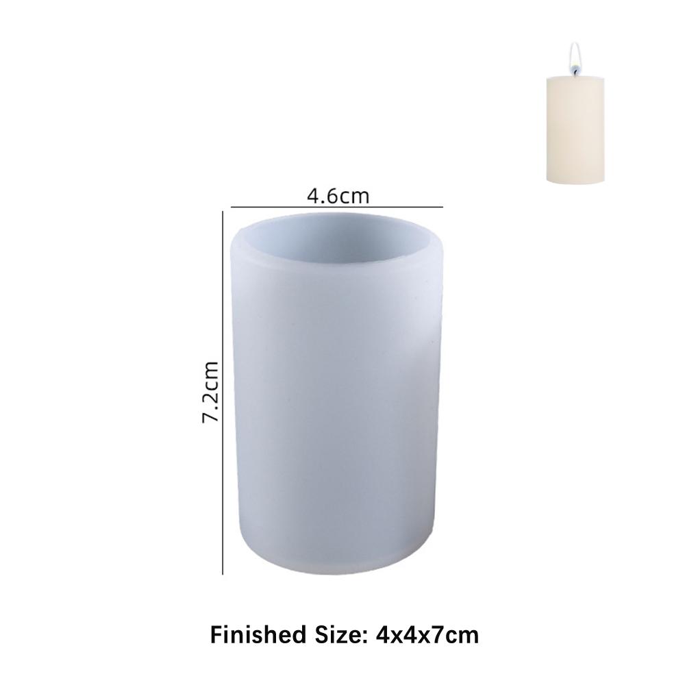 

Цилиндрическая форма для свечей, силиконовая форма 3D, сделай сам, центрированная свеча, мыло, поделки, подарки, изготовление гипса, смолы, воска, домашнее украшение