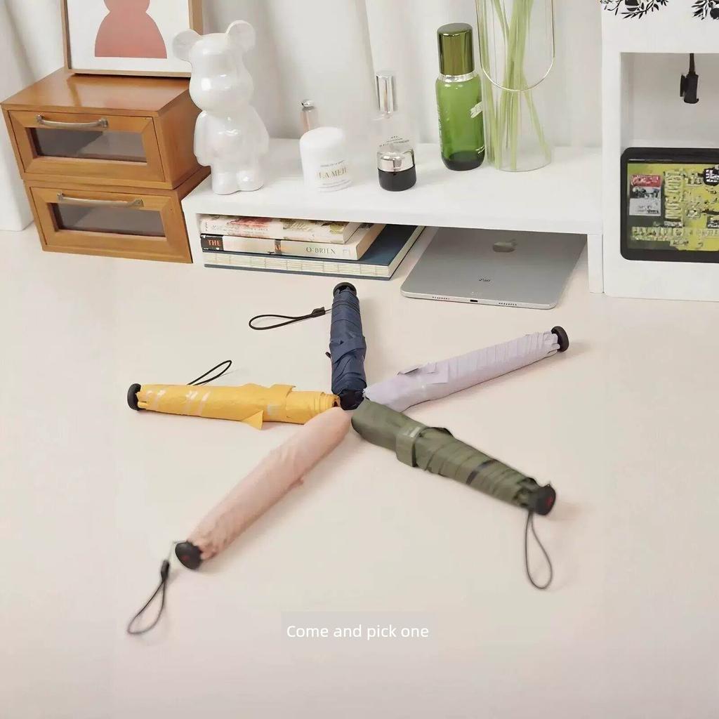A Thin Umbrella As Thin As a Bottle Cap! Pencil Umbrella for Outdoor Sun Protection, Dual-Use for Sun and Rain, Enlarged and Widened, Portable