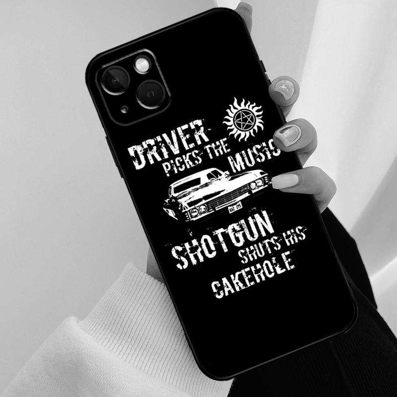 Supernatural TV Phone Case For iPhone 17 Pro Max 14 13 12 11 15 16 Pro Max Mini 15 16 Plus 16e 17 Air Cover