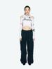 ASIF CALIE Parachute Cargo Pants Black