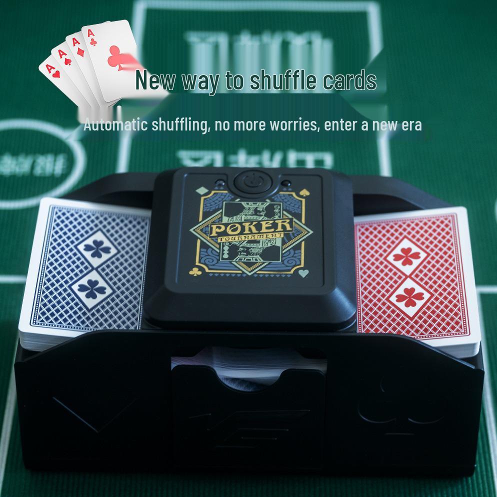 Automatic Card Shuffler for 2-4 Decks - Ideal for Poker and Texas Three Kingdoms Games
