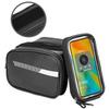 Cycling Phone Front Frame Bag Large Capacity Multifunction Waterproof Sensitive Touch Control Cycling Top Tube Phone Pouch