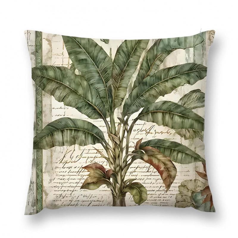 

Новая наволочка с цветами и птицами, свежая, для дома, гостиной, дивана, кровати, гостевого дома, эркерная подушка, наволочка 45 * 45Cm (separate pillowcase)