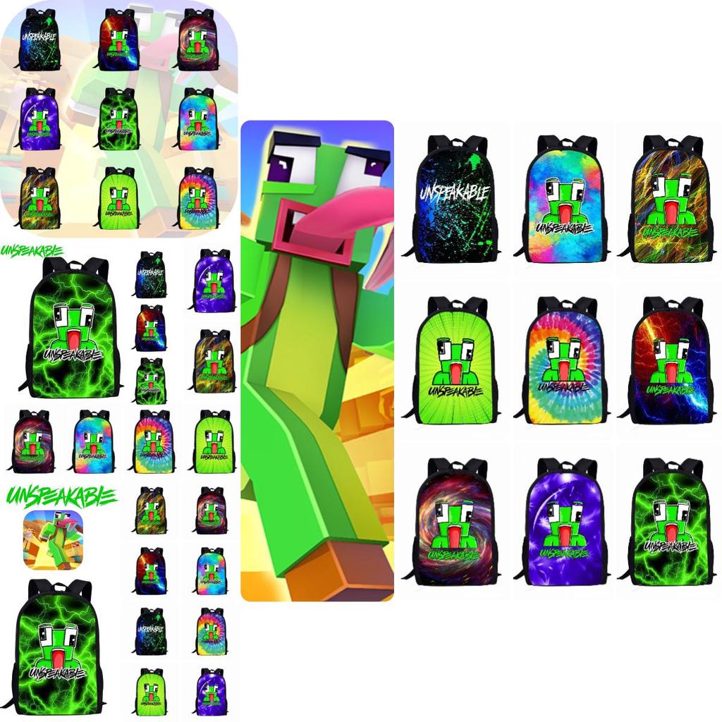 Cute Cartoon Kids Backpack With Logo Suitable For Boys And Girls Durable Oxford Cloth Material