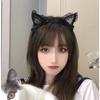 Lace Large Bow Hair Hoop Stage Hair Accessories Cute Headband Retro Cat Ear Hair Band
