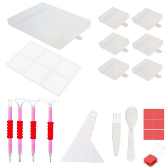 

Прочный инструмент для алмазной живописи, износостойкий, легкий, сохраняет порядок прозрачный