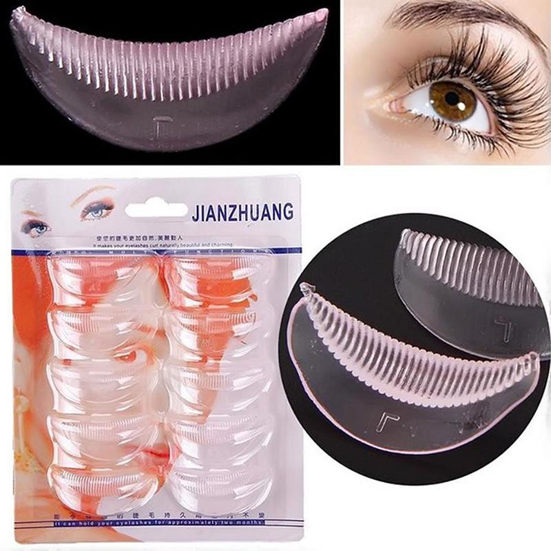 5 Pairs Lashes Lifting Perm Pad Silicone Curling Eyelash Lift Tools Diy S M L