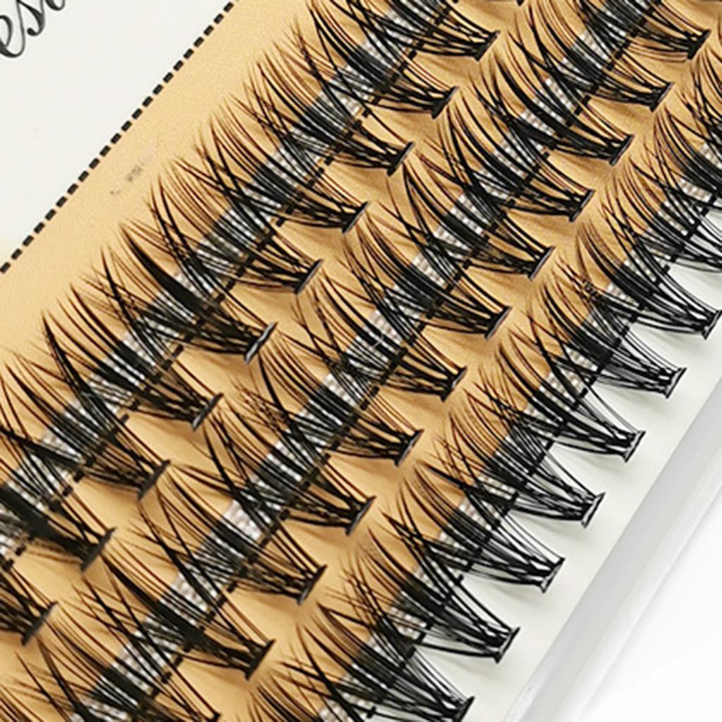 მოდური წამწამები ხვეული მარტივი საოპერაციო მინი კლასტერული მაკიაჟის ხელოვნური