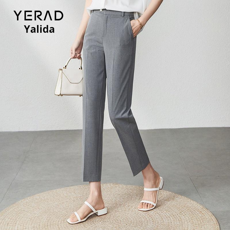 Nine point pants women's summer suit pants cigarette tube pants