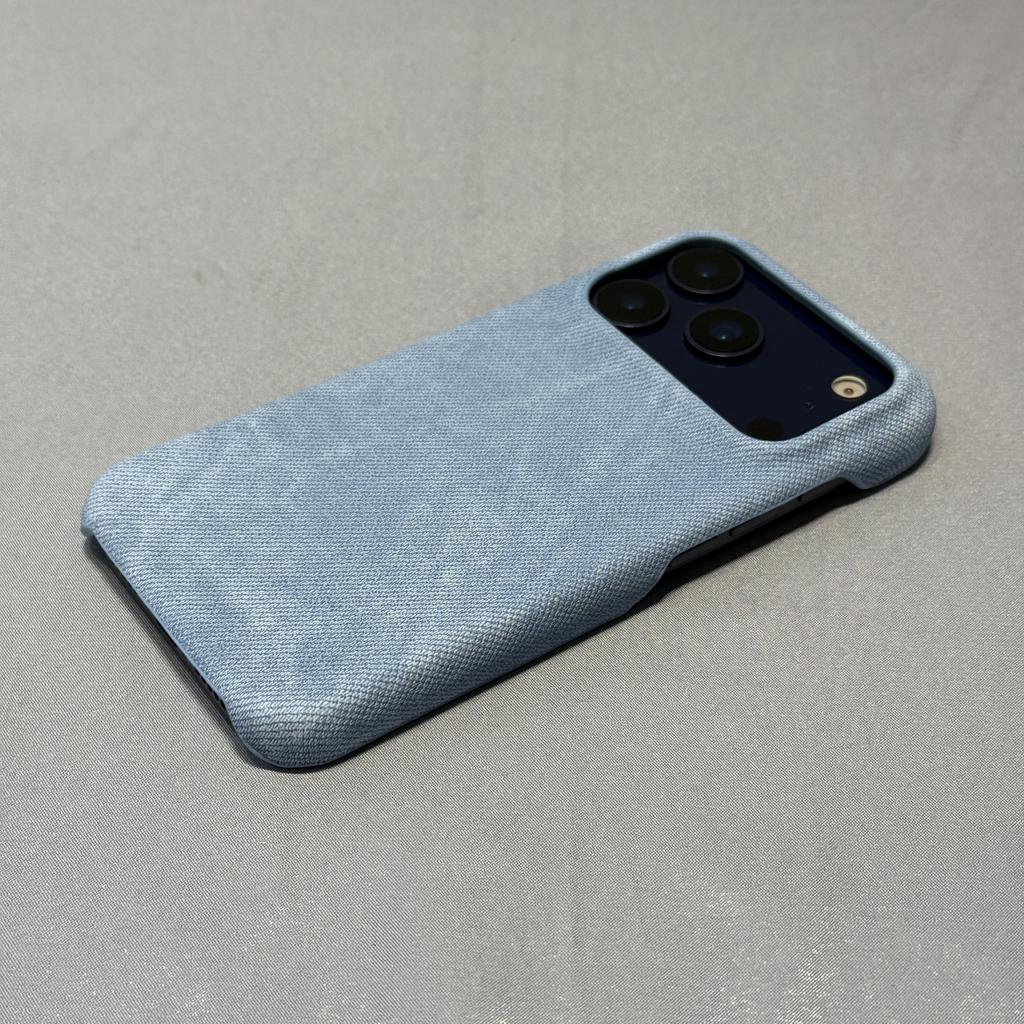 Case For iphone 17 Pro Max Hard PC Cowboy Cloth Texture Anti Fall Phone Cover For iphone 17 Air 17 Pro Shell Shockproof Bumper