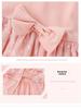 Malwee Summer Cotton Princess Dress - Solid Color, Short-Sleeved for Girls