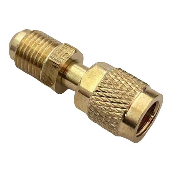 Refrigerant Brass Adapter Rustproof Corrosion Resistant R32/R454B Air Conditioner Reverse