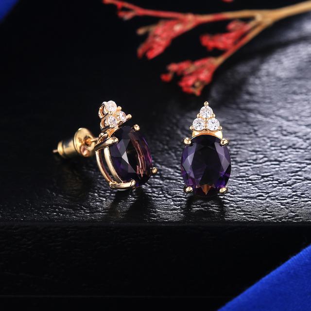 

Новые белые/красные/синие/фиолетовые большие овальные женские серьги-гвоздики с цирконием для вечеринки, изящные девушки, подарок на день рождения, модные серьги, ювелирные изделия