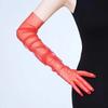 55cm Long Sheer Tulle Gloves, Transparent Organza Opera Gloves for Wedding & Evening Party