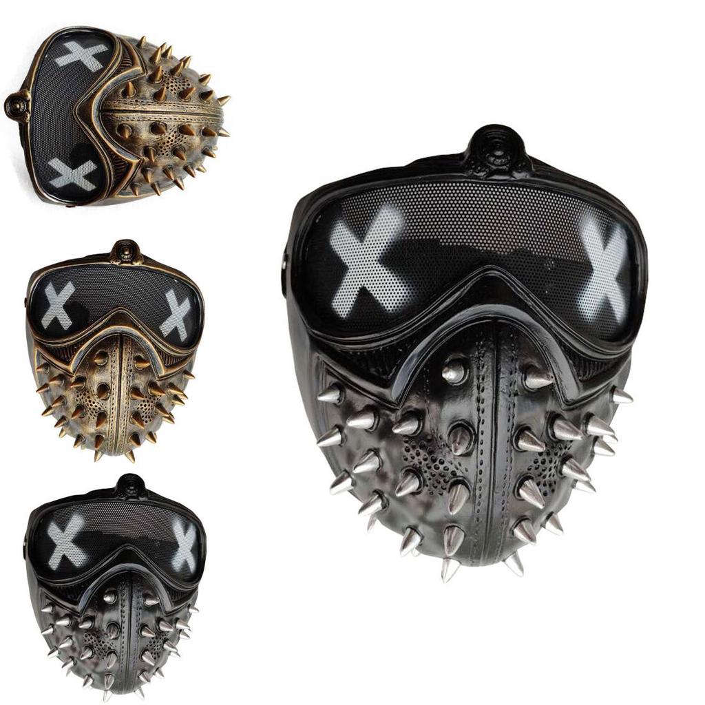 Watch Dogs Character Mask With Horror Style Resin Design For Themed Celebrations And Festivals