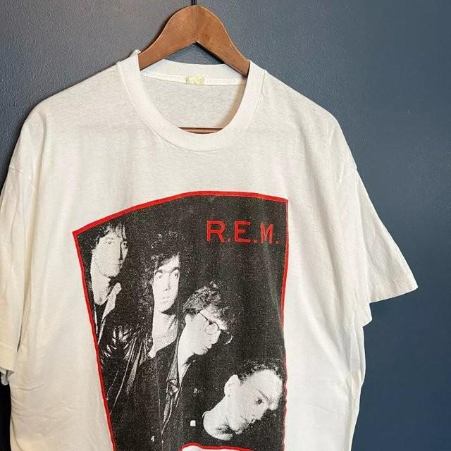 REM Band T-shirt REM Rare Design White Unisex Tshirt Reprint S-5XL KH14250 L