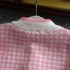 Toddler Kids Baby Girls Outfit Clothes Plaid Knitted Sweater Coat Tops+Skirt Set