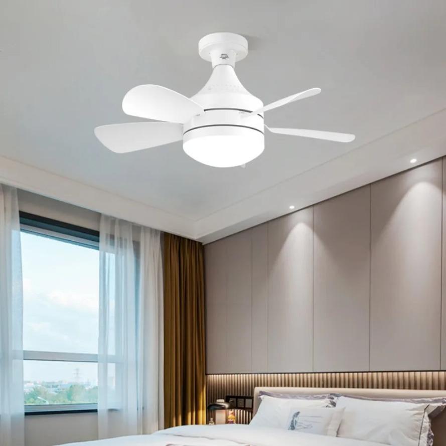 E27 LED Ceiling Fan Light 40/60W  Remote Dimming for Living Room Study and Home Use Fan Light Smart Silent Ceiling Fans 85-265V