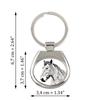 Ardennes Horse - Keychain with a Horse, Keychain with a Print, Personalized Pendant from the Art-Dog Brand