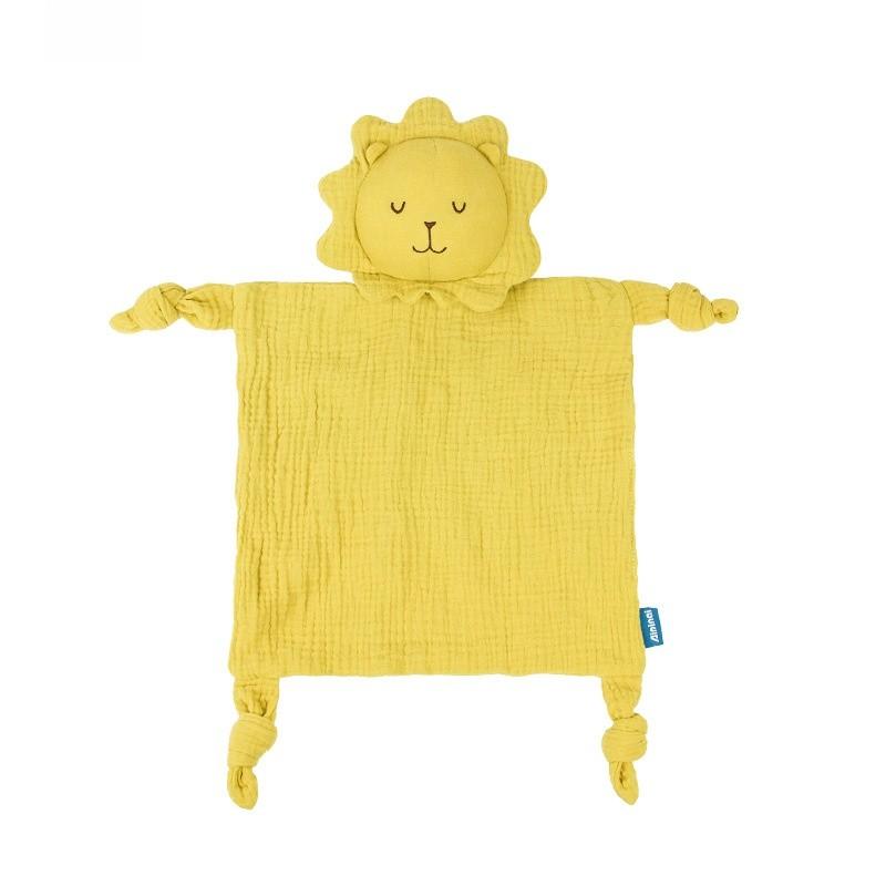 Panno Lenitivo Elefantino con Giocattolo Animale di Peluche per il Comfort e il Sonno del Neonato