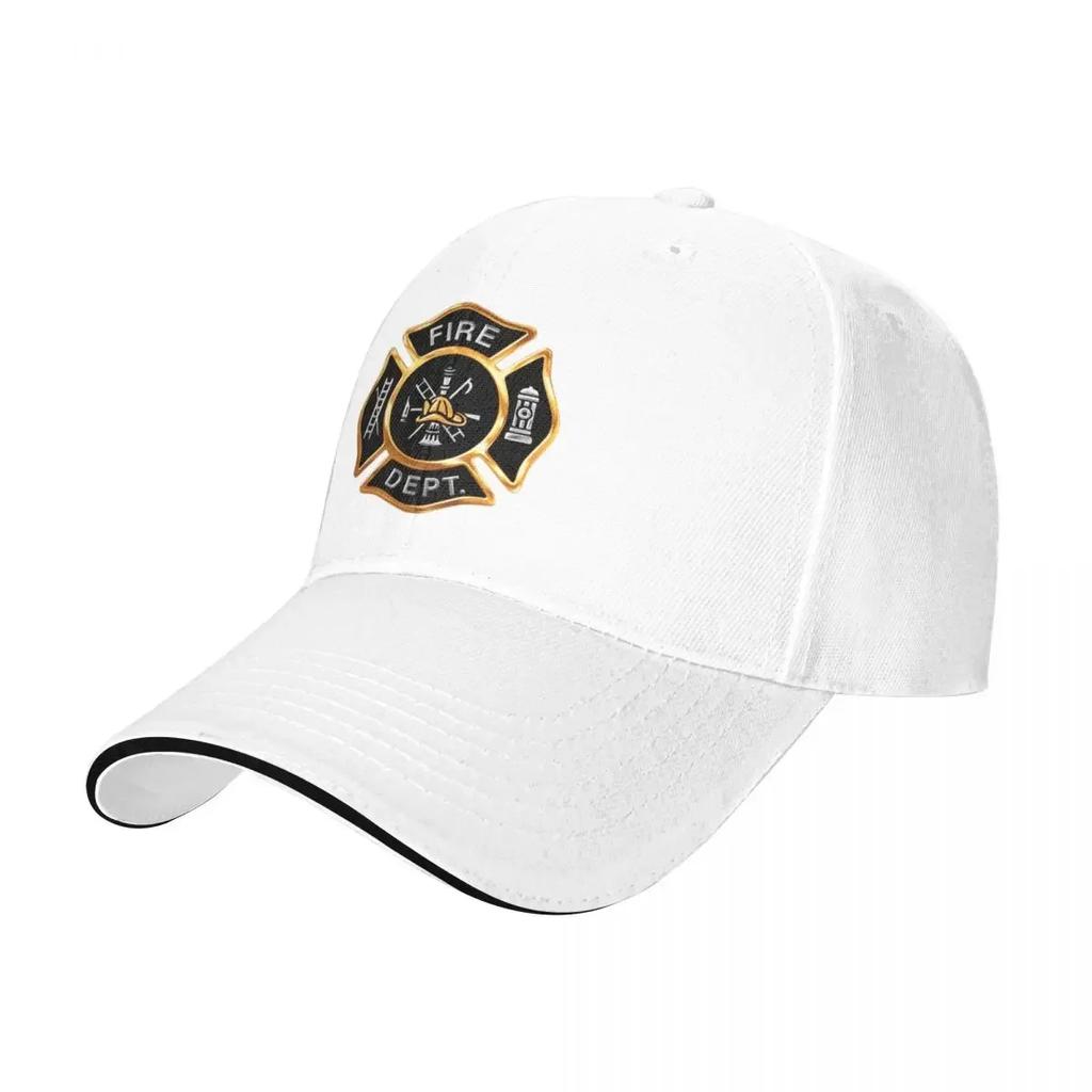 Fire Department Gold Badge Hiking Baseball Caps Men High-end Female Beach Sunscreen Hats Peaked Cap