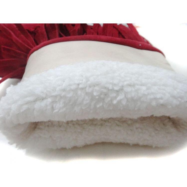 High Quality Inner Height Increase Matte Fringed Women's Boots Low Heel Medium Tube Boots Large Size