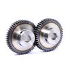 1 Pezzo Modulo 1 Pignone Ingranaggio Cilindrico Metallo CNC Ingranaggio di Trasmissione Meccanica Foro 6~25mm Acciaio 45# 1M 40~100 Denti Pignone Motore Ingranaggio Convesso