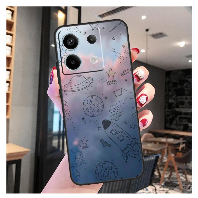 Aesthetic Planet Case For Xiaomi Redmi Note 13 Pro 12 11 9 10 12S 11S 10S 9S Redmi 13 12 10C 12C 13C Cover