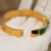 Acciaio Inossidabile 316L Metallo Multicolore Lettera V Smaltata Bracciali per Donna Gioielli di Marca Moda Accessori Bracciale Classico