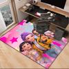 Superhero kpop Friends Adventure Office Rug Chair Mat, Game Carpet, Suitable for Front Door, Bedroom, Living Room, Desk, Holiday Gift