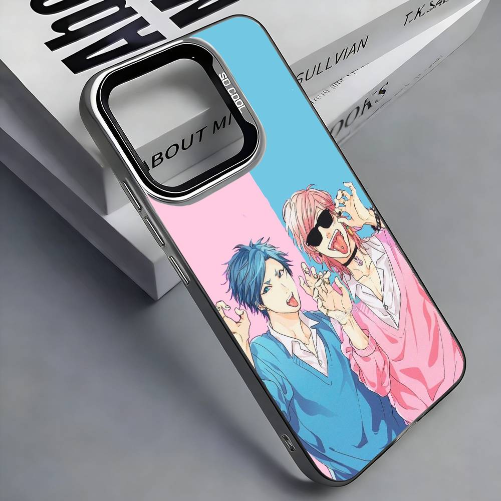 A-Ayato Y-Yuri Y-Yarichin Club Phone Case For iPhone 17,16,15,14,13,12,11 Plus,Pro Max,Colored Silver Phone Case