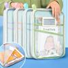 A4 Stationery Storage Bag Double-layer Mesh Zipper Bag Large Capacity Organizer Folders School Offi Supplies Stationary Bag