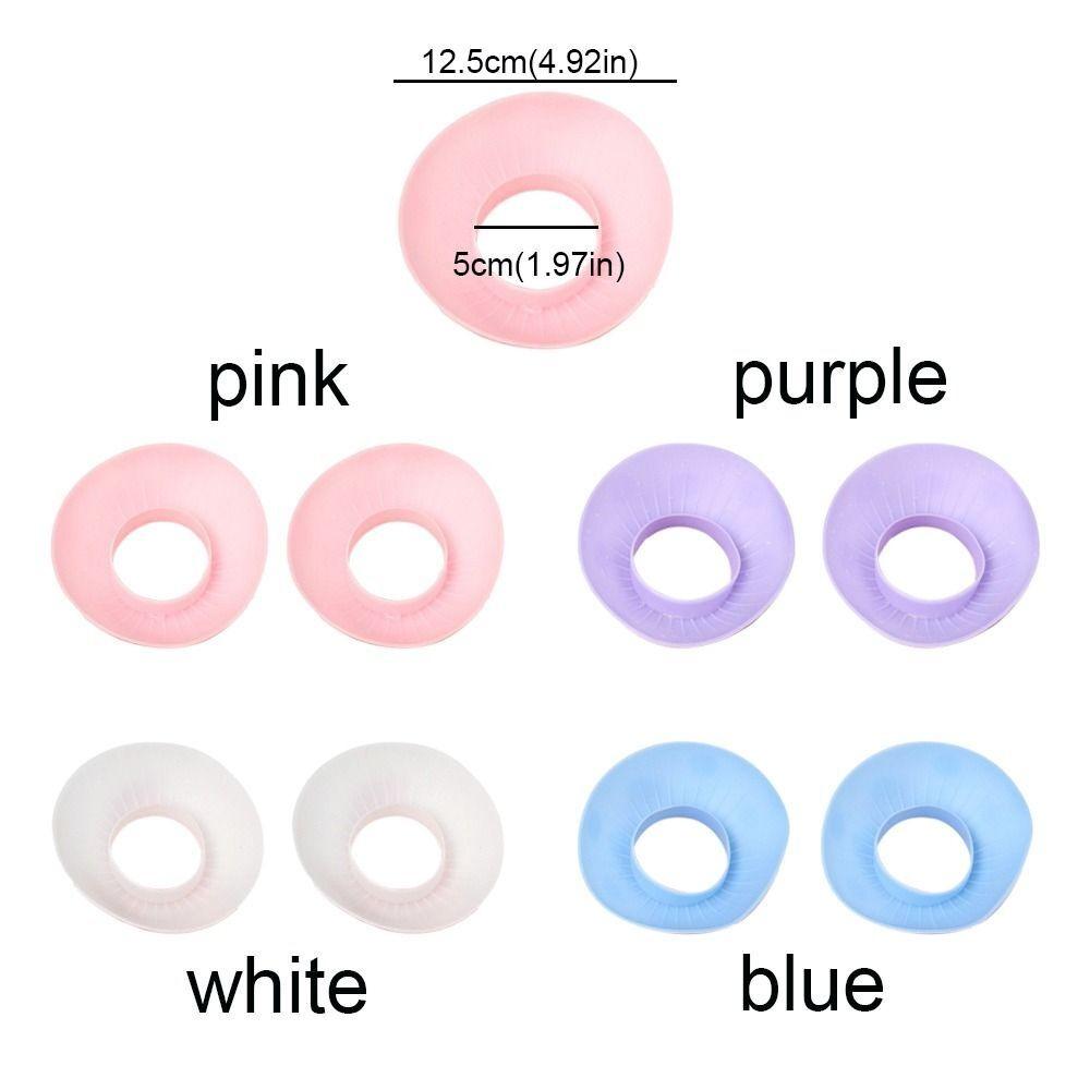 1 Pair Soft Silicone Waterproof Wrist Washing Belt Prevent Wetness Scrunchies Style Silicone Wrist Washband Waterproof Design